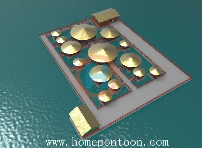 Guangzhou Permanent Marina offer floating platform design, R & D, production and sales,  hotline: 1366 0108188